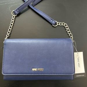 Nine West Blue Crossbody Wallet